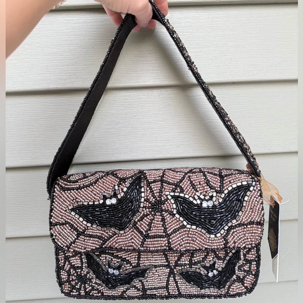 Viral Bat Beaded Bag